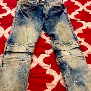 Blue jeans just bought only worned once